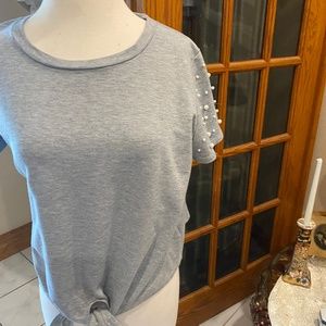 Skonhet tee with Pearl sleeves